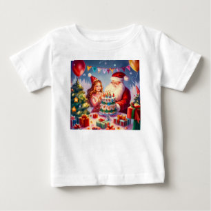 Christmas Birthday 8 Baby T-Shirt