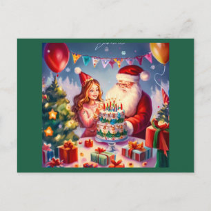 Christmas Birthday 8 Postcard