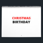 CHRISTMAS BIRTHDAY CALENDAR<br><div class="desc">CHRISTMAS BIRTHDAY</div>