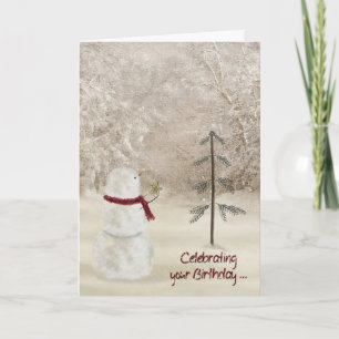 Christmas Birthday Holiday Card