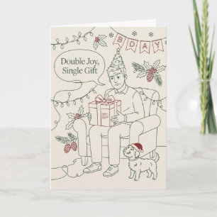 Christmas Birthday Humour Birthday Card
