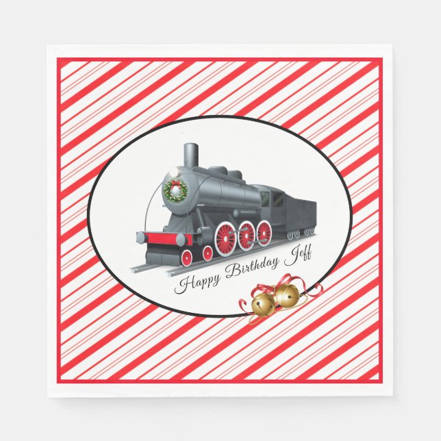 Christmas/Birthday Paper Napkins (Front)