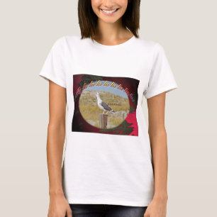 Christmas Black Backed Gull Christmas Caroling T-Shirt
