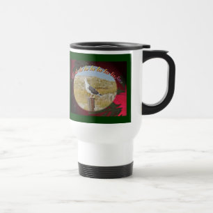 Christmas Black Backed Gull Christmas Caroling Travel Mug