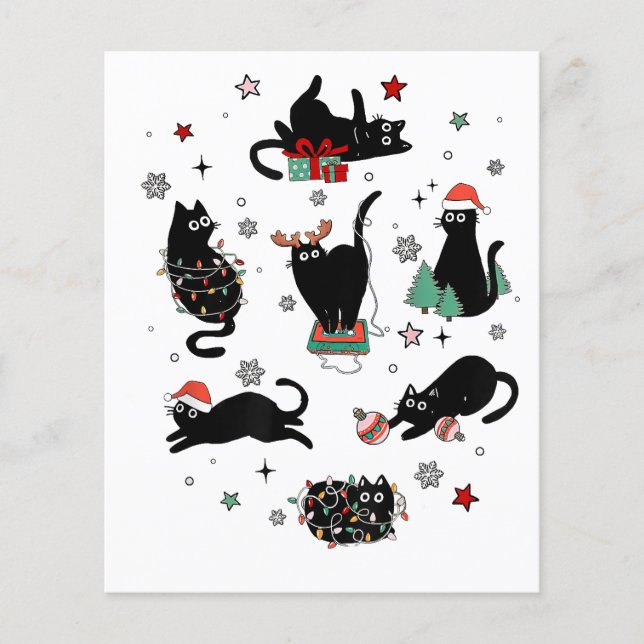 Christmas Black Cats (Front)