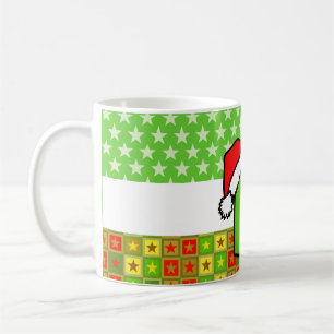 Christmas Blackboard + your Text or Image Coffee Mug