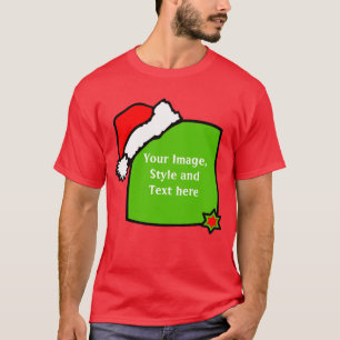 Christmas Blackboard + your Text or Image T-Shirt