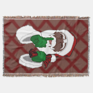 Christmas Blanket Cute Santa Clause Throw Blankets