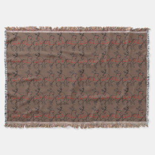 Christmas Blanket Holiday Reindeer Throw Blankets