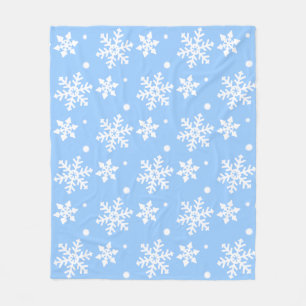 Christmas Blanket Holiday Snowflake Fleece Blanket