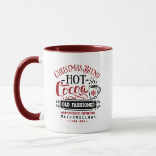 Christmas blend hot cocoa mug