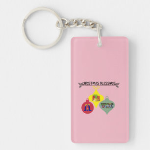 Christmas Blessing Keychain