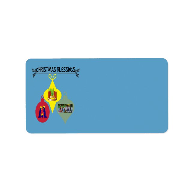 Christmas Blessing  Label (Front)