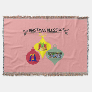 Christmas Blessing  Throw Blanket