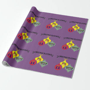 Christmas Blessing Wrapping Paper
