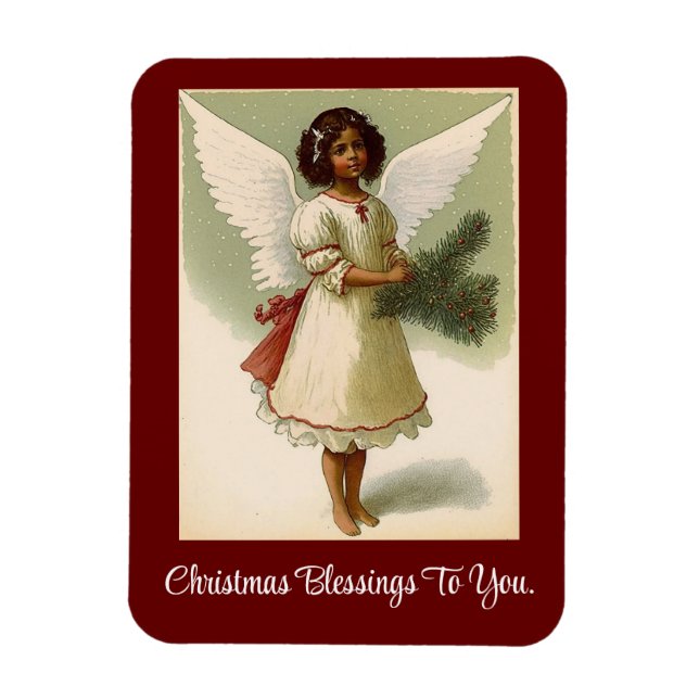 Christmas Blessings Angel Flexible  Magnet (Vertical)