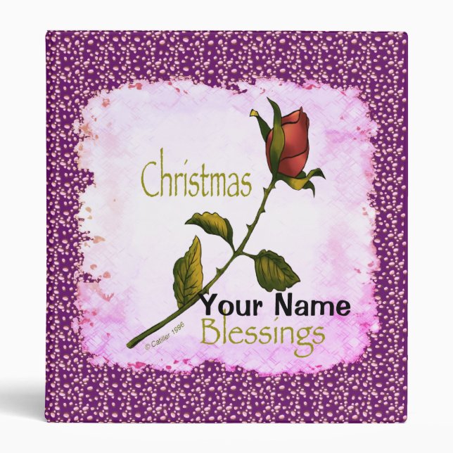 Christmas Blessings  binders (Front)