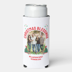 CHRISTMAS BLESSINGS FAMILY REUNION Matching Group Seltzer Can Cooler