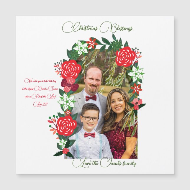 Christmas Blessings Floral (Front)