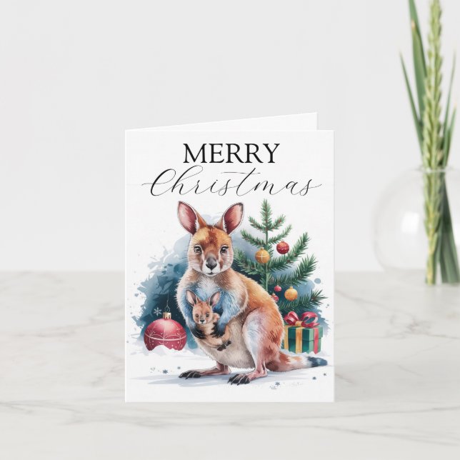 Christmas Blessings from the Heart of Australia Card (Front)