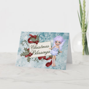Christmas Blessings Holiday Card