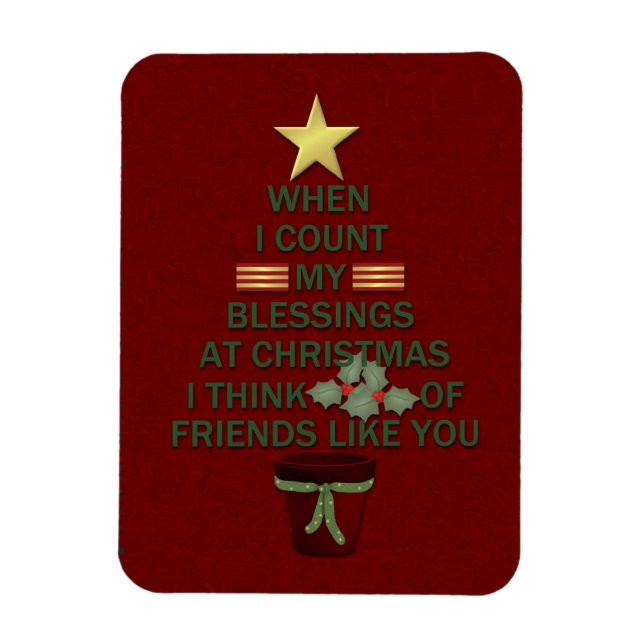 Christmas Blessings Magnet (Vertical)