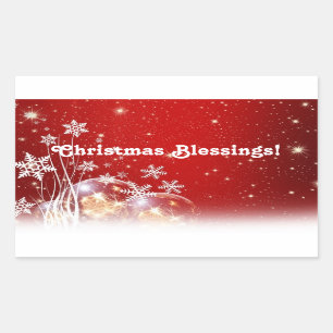 Christmas Blessings Sticker