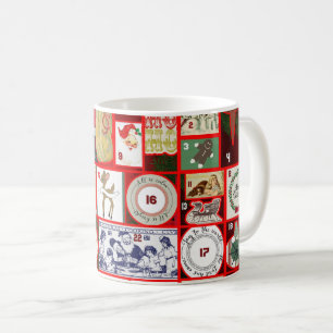 Christmas Block Advent Illustration Square Art Coffee Mug