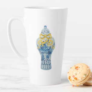 Christmas Blue and White Ginger Jar Coffee Mug