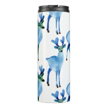 Christmas Blue Reindeer