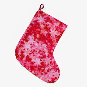 Christmas Blush of the Stars Large Christmas Stocking