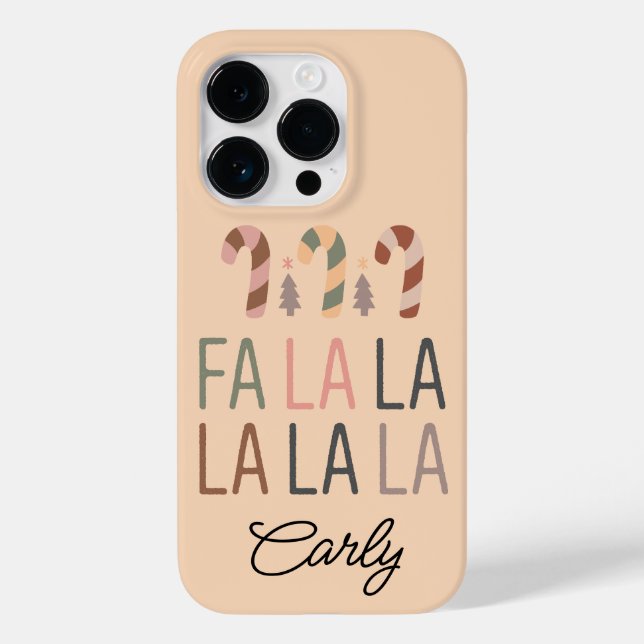 Christmas Boho Beige Case-Mate iPhone Case (Back)