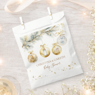 Christmas Boho Merry Little Baby Shower Favour Bag