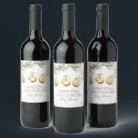 Christmas Boho Merry Little Baby Shower Wine Label<br><div class="desc">Add festive charm to your baby shower with these Christmas boho "Merry Little Baby" wine labels! Featuring warm holiday tones and a cozy design,  they're the perfect touch for celebrating this joyful season in style. Ideal for a merry gathering!</div>