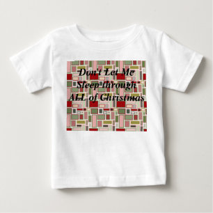Christmas Boho Rectangles  Baby T-Shirt