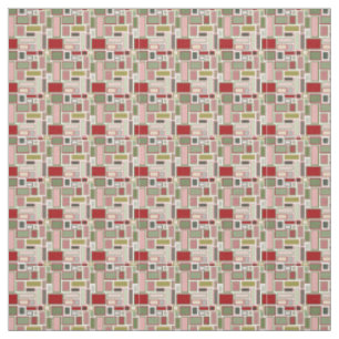 Christmas Boho Rectangles  Fabric