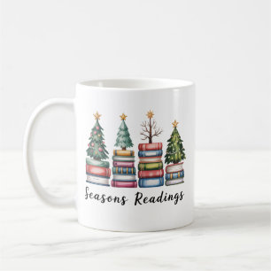 Christmas Book Lover Teacher Reading Season Xmas Coffee Mug
