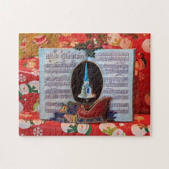 Christmas Book Music Box Jigsaw Puzzle (Horizontal)