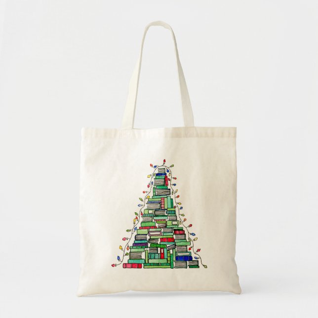 Christmas Book Tree 2017 Tote Bag (Front)
