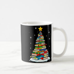 Christmas Book Tree Funny Librarians Books Lover  Coffee Mug