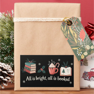 Christmas Books Book Lover Readers Holiday Teacher Sticker