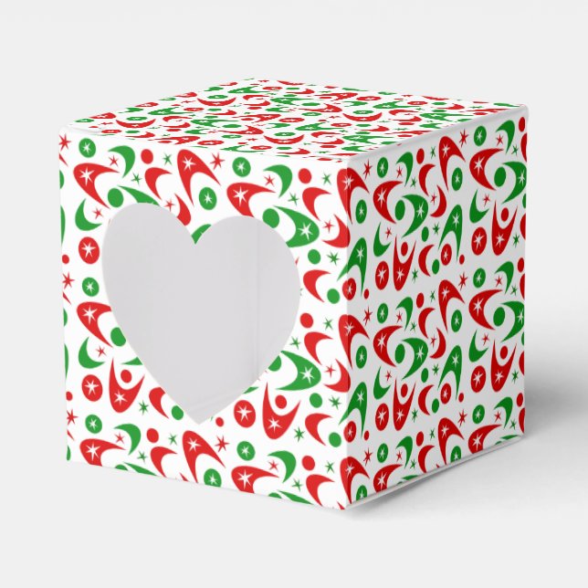 Christmas Boomerangs Favor Box (Front Side)