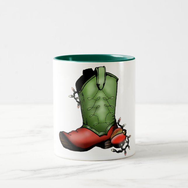 Christmas Boot Mug (Center)