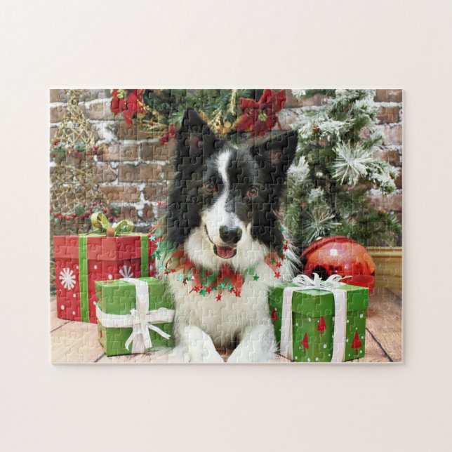 Christmas - Border Collie - Jessup Jigsaw Puzzle (Horizontal)