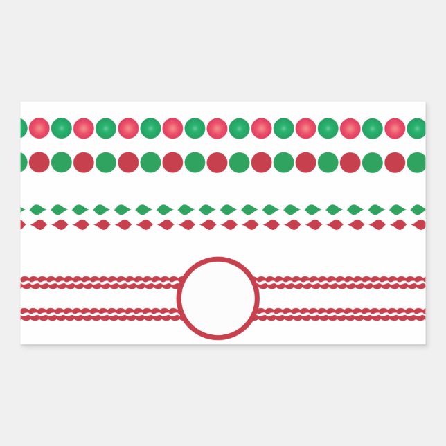 christmas borders frames holiday sticker (Front)