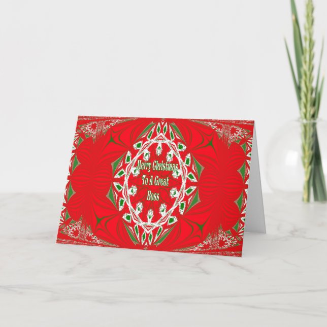 Christmas Boss Card (Front)