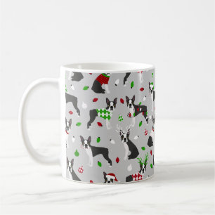 Christmas Boston Terrier Coffee Mug
