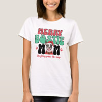 Christmas Boston Terrier Mom
