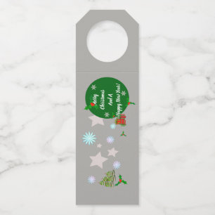 Christmas Bottle Hanger Tag