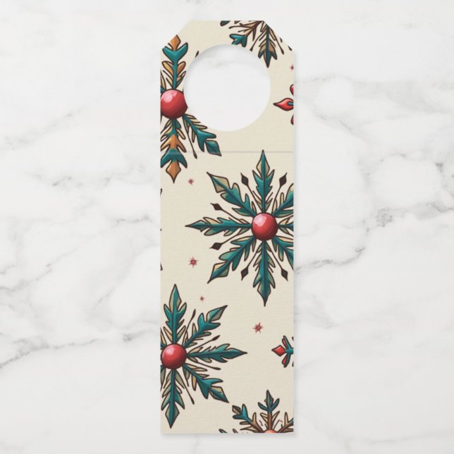 Christmas Bottle Tag (Front)